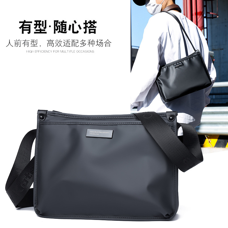 New Style Personalized Trendy Brand Casual Crossbody Bag 2024 Fashionable Youth Shoulder Bag All-match Business Messenger Bag Shoulder Bag