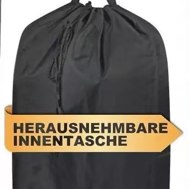 Cesta de ropa sucia transfronteriza con bolsillo interior con cubierta de bambú y madera plegable Cesta de almacenamiento de ropa sucia Cesta de ropa sucia