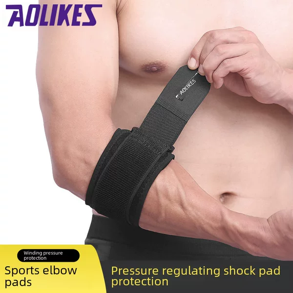 Basketball Elbow Pads, Breathable and Adjustable Tennis Elbow Pads, Anti-Collision Arm Wraps, Pressurized Elbow Pads, Batch of Elbow Pads