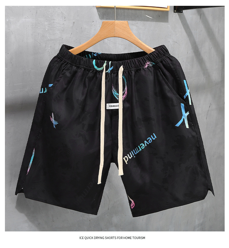 Heren hardloopshorts sneldrogend ademend voor sport en strand_voghion.com