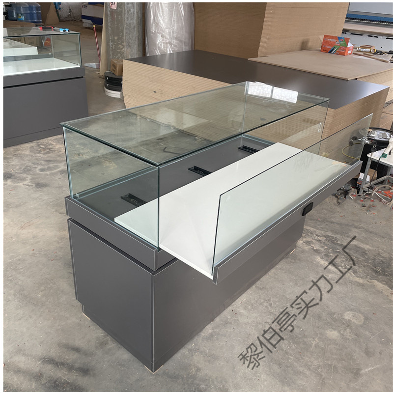 玻璃展示柜博物馆文物字画展柜样品陈列柜珠宝首饰玉石展示柜