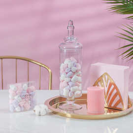 仿真棉花糖假蛋糕糖果模型永生花可爱烘培拍摄道具橱窗陈设软装饰