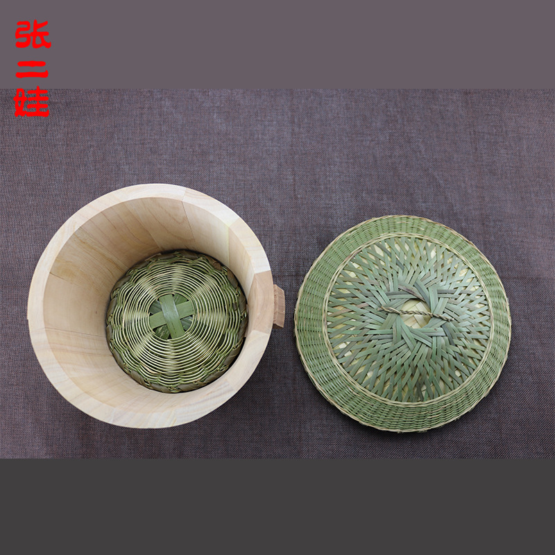 S588蒸飯桶 蒸飯木桶 家用四川甑子木桶飯蒸米飯桶竹製大小商用木