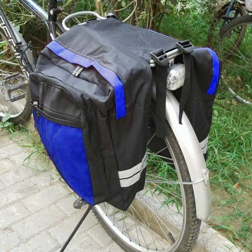 Bicycle rear rack bag, mountain bike two-pack rear bicycle bag, double-pack saddle bag, wholesale bike bag