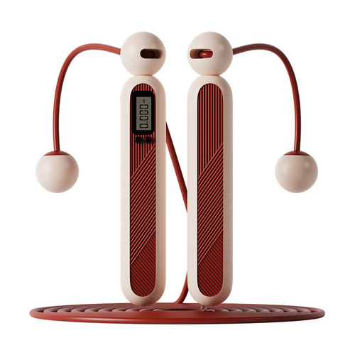 Counting ropeless skipping rope fitness sports professional fat burning body shaping device weight-bearing gravity wireless ball ropeless skipping rope