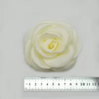 Diy 5 слоев 16 штук 10cm горящие края цветочный купальник ручной работы с цветочной одеждой купальник аксессуары высокого уровня атласный