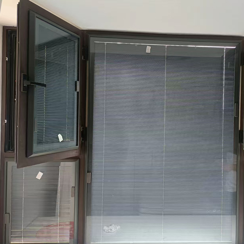 Magnetic Control Blinds, No-Drill Magnetic Single-Glass Aluminum Alloy Kitchen and Bathroom Curtains
