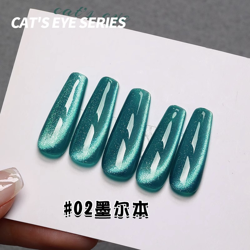 Melbourne Green SPAR ojo de gato pie clavo aceite pegamento 2023 nuevo popular Jade hielo transparente ojo de gato fábrica al por mayor