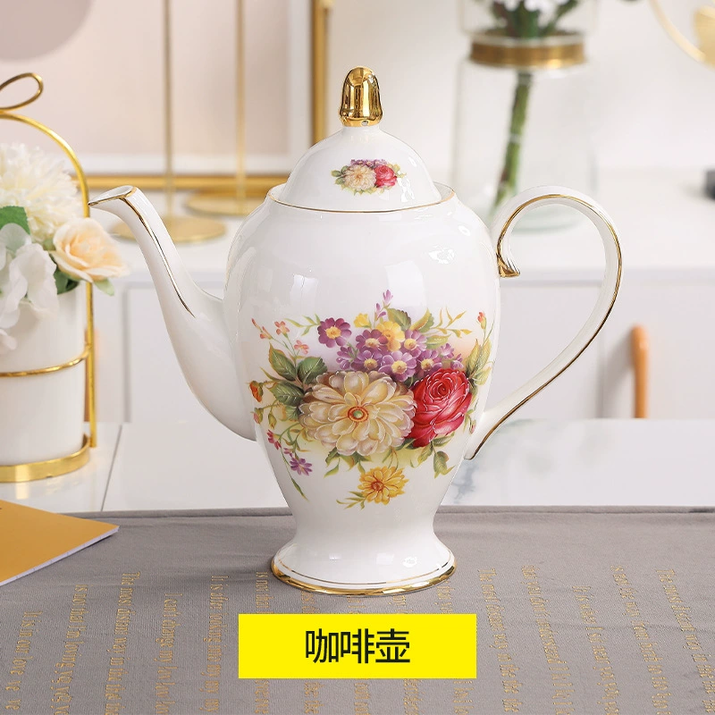 Coffee capacious flavored tea, teapot for home use, set, Chinese style