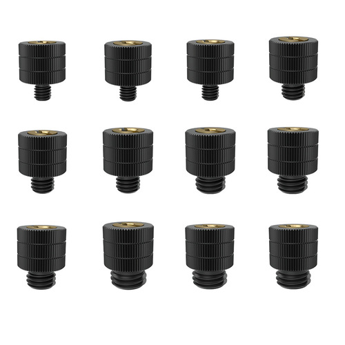 National standard M4M5M6 female to M6M8M10M12 metric conversion screw rod tripod hand screw nut rotating joint