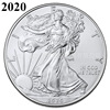 Foreign Trade Coin 2024 Liberty Goddess Commemorative Coin 2011 ~ 2024 Eagle Ocean Currency Silver Coin Memorial Charter Source Factory