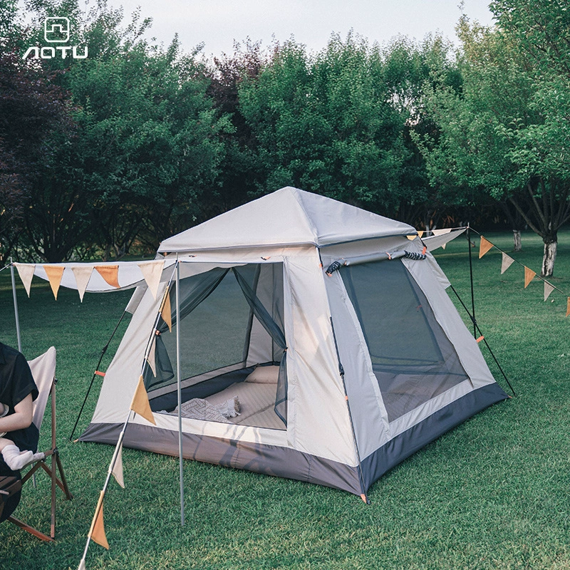 4-5 человек палатка Открытый Автоматический Портативный складной утолщенный непромокаемый Открытый Кемпинг оборудование парк Пикник
