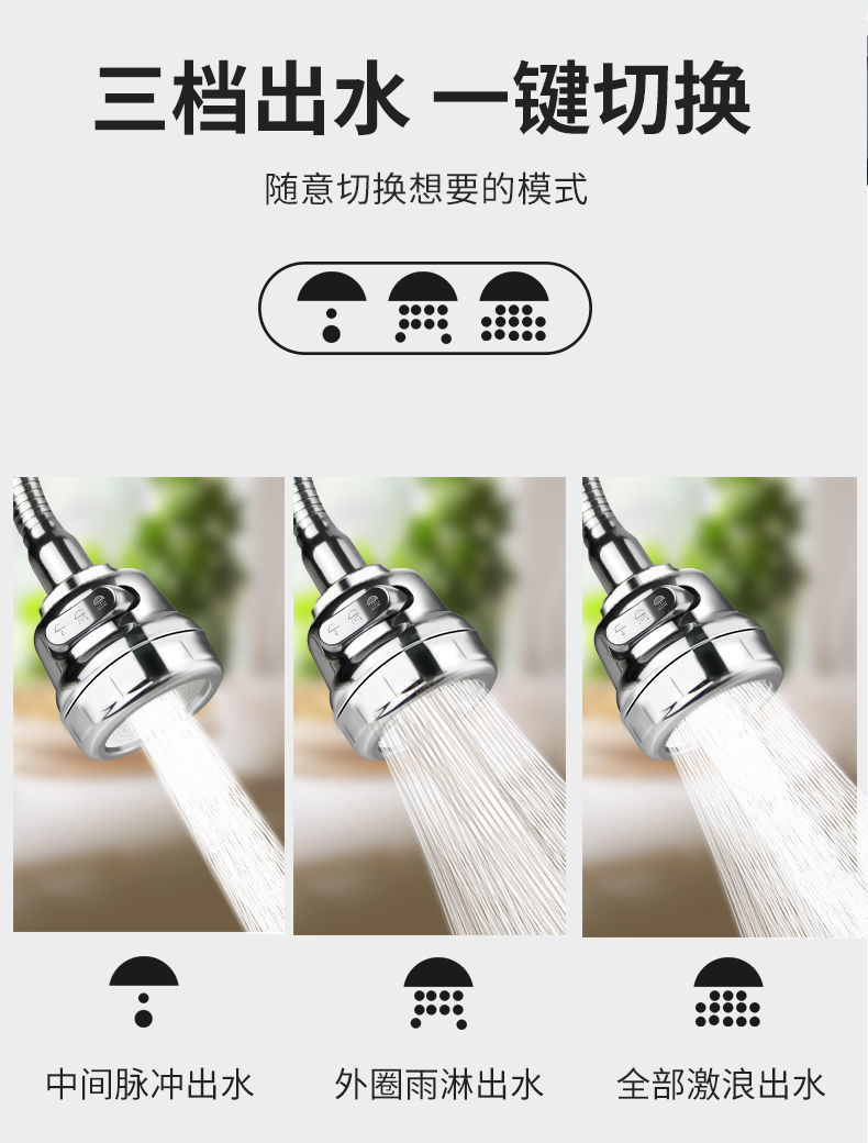 Universal joint faucet, household universal splash-proof shower head, tap water purifier, water filter, purifier direct sales undefined