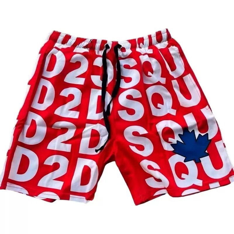 Trendy Luxury Hot-Selling D2 Maple Leaf Shorts for Men, Summer Fashion Brand Couple's Matching Loose Versatile Beach Shorts Trendy Luxury Hot-Selling D2 Maple Leaf Shorts for Men, Summer Fashion Brand Couple's Matching Loose Versatile Beach Shorts