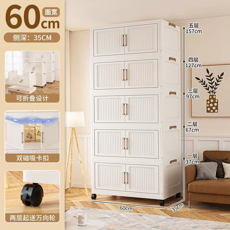 Storage box, capacious children's storage system, increased thickness