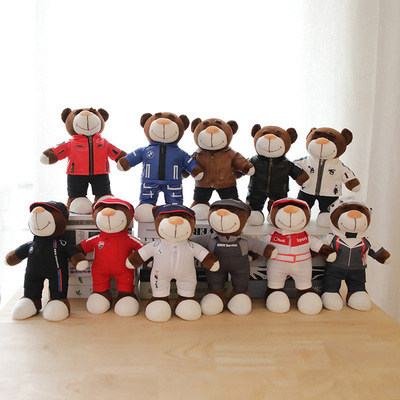 安途升 Мотоцикл Harley Motorcycle Bear Doll Logo Logo Bear Bmw 4s магазин парня подарок кукла