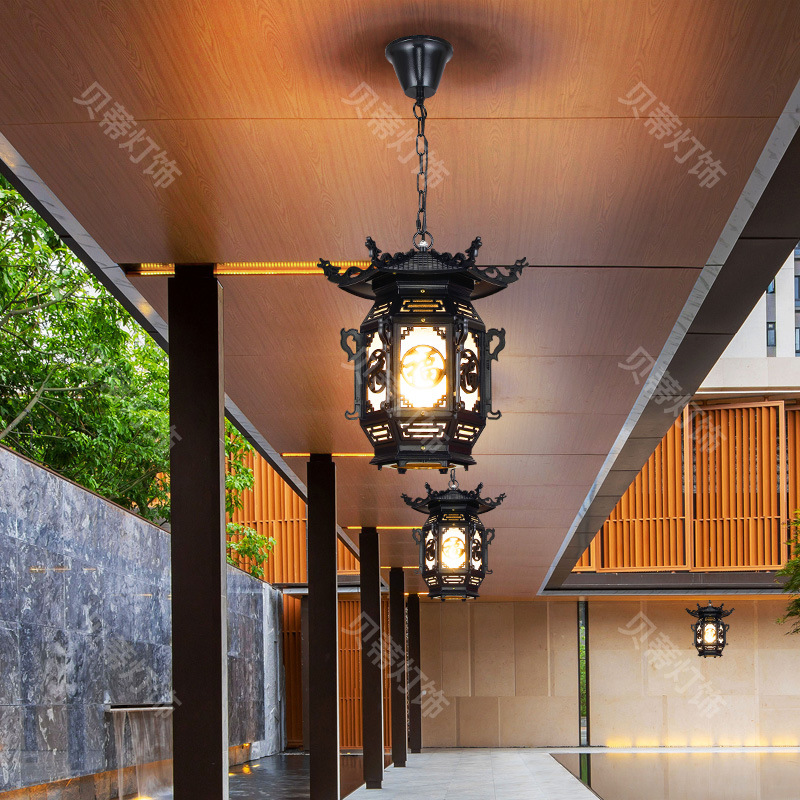 Retro travel super bright ceiling lamp solar-powered for gazebo for…