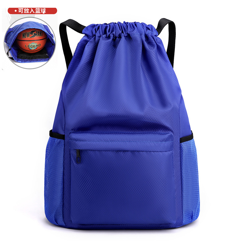 Bolsa de baloncesto de separación húmeda y seca de gran capacidad bolsa de fútbol bolsa de natación impermeable para mujer bolsa de traje de baño bolsa de cordón de hombro bolsa de cordón