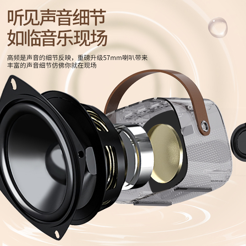 K song integrated audio outdoor portable Bluetooth speaker TV K song audio microphone microphone home singing