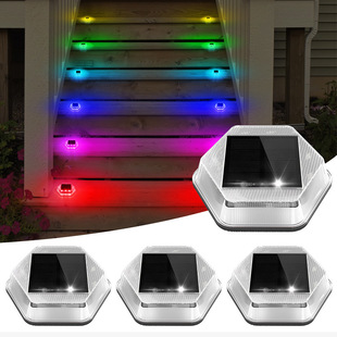 Cross-Border Amazon Embedded Outdoor Solar Underground Light Waterproof Floor Light Step Light Courtyard Garden Ground Light