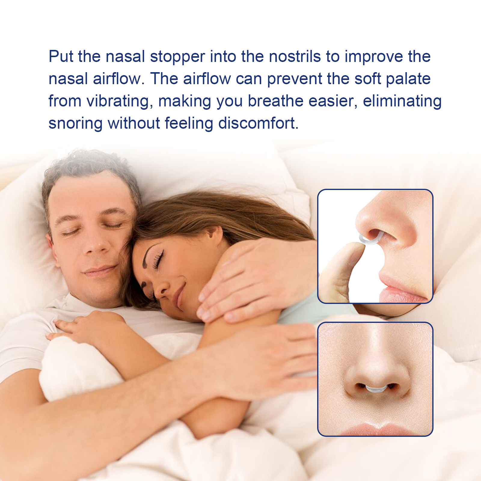 South Moon anti-snoring nasal dilator, anti-snoring and snoring nostril dilation, fixed ventilation, anti-snoring corrector_voghion.com