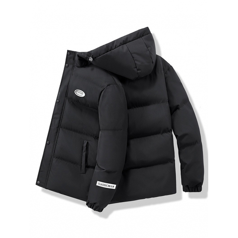 2023 New Men's Down-Filled Cotton-Padded Jacket, Autumn and Winter Trendy Brand, Fleece-Lined and Thickened Cotton-Padded Coat, Couple Cotton-Padded Jacket, Men's Clothing