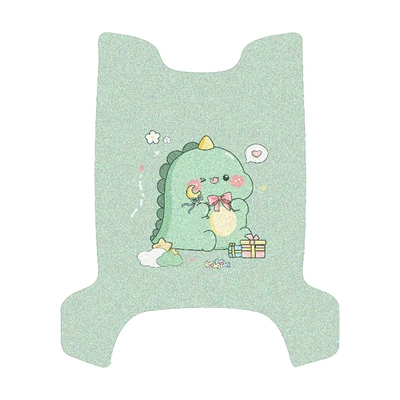 Knife Bubble Gum Electric From Electric vehicle foot mat - green-little-dinosaur