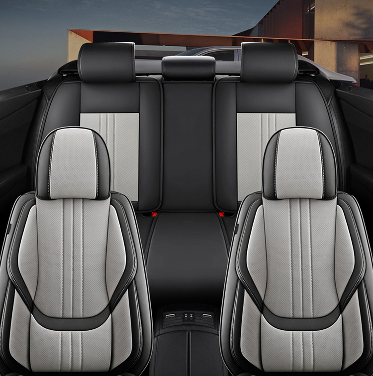 New Car Seat Cover All-Inclusive Full Leather Four-Season Universal Seat Cushion Special Nappa Leather Seat Cover Breathable Cushion Wholesale