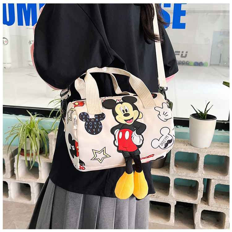 In 2024, the best-selling children's bags will feature cute Mickey Mouse-patterned bowling bags for girls, casual hand-held shoulder bags, and a unique style undefined