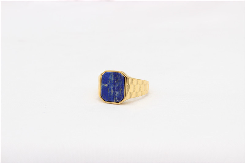 16g Weight Natural Stone, Shell Inlay Material Rings Classification 11, 12, 7 Ring Size 1 Piece Quantity Holiday, Daily Occasion Titanium Steel Material Rectangle Pattern Men's Gender Inlay Design Casual, Simple Style Style Casual Simple Style Rectangle Titanium Steel Inlay Natural Stone Shell Men's Rings 4