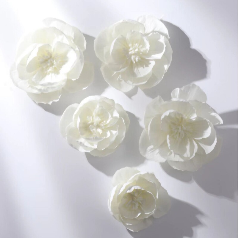 Color paper flower wall decoration crepe paper flower three-dimensional simulation flower DIY wedding party background decoration