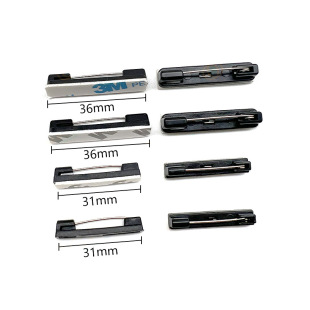31/36MM plastic pin black simple plastic pin badge number plate accessories pin factory in stock outlet