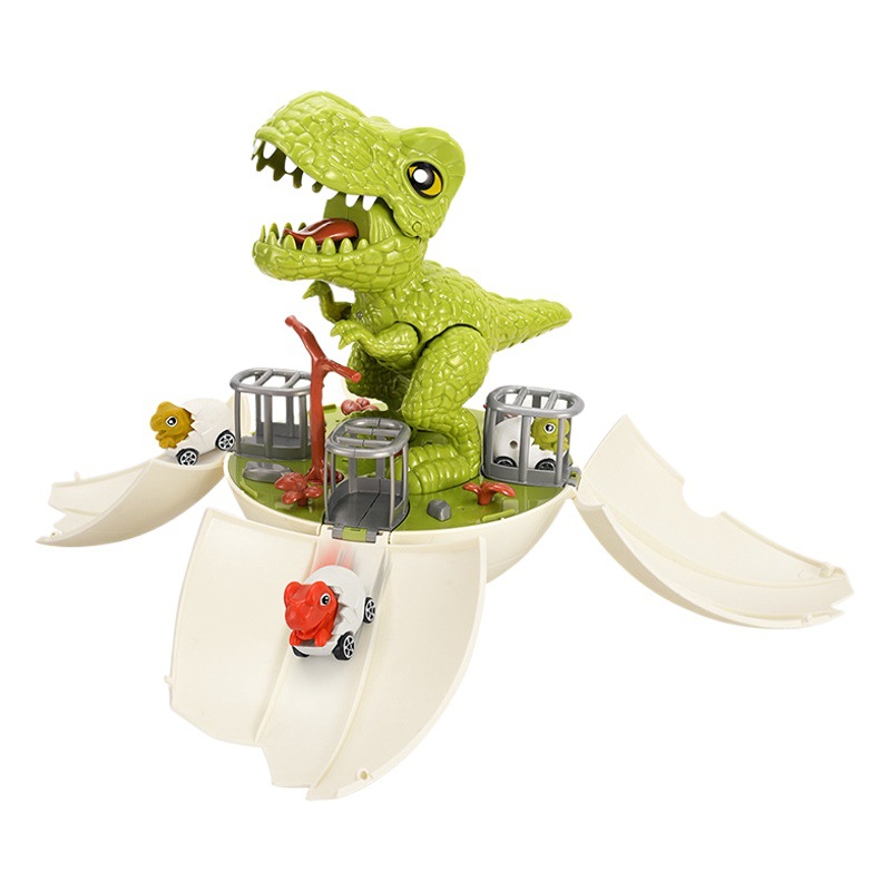 Huevo de dinosaurio de transformación de pista desmontable, modelo de juguete de dinosaurio para niños, venta directa de fábrica Tongleyuan nuevo.