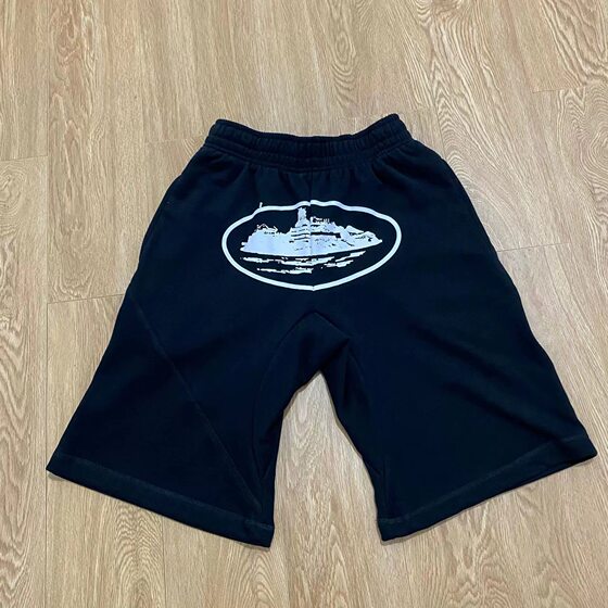 Cross-border Explosions Corteiz Ship High Street American Print Shorts Trendy Hip-hop Skateboard Casual Sweatpants for Men and Women