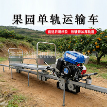 高山林场单轨运输车木料转运爬坡能力强山坡地形货物轨道输送机车