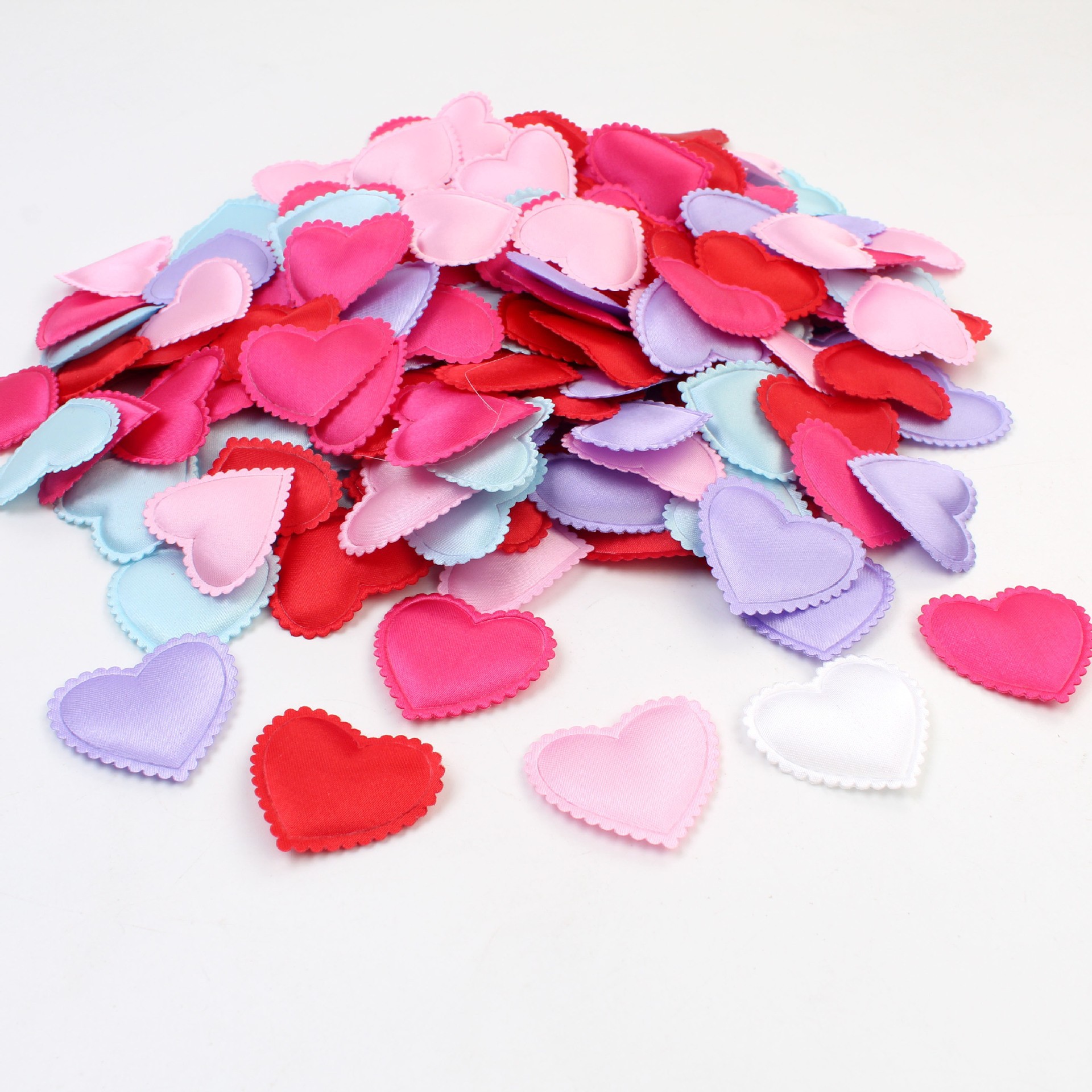 Cadena de luz led de amor de esponja tridimensional corazón melocotón amor boda decoración de boda sala de bodas prensa fabricante de pétalos de lanzamiento manual