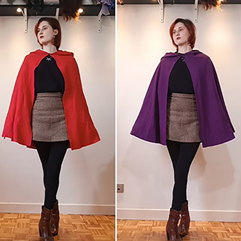 Christmas short keep warm trench coat