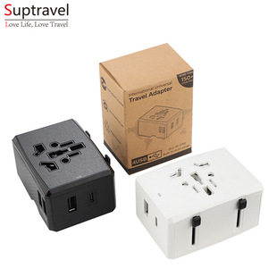 Small and portable PD/USB fast charging conversion plug Europe and the United States travel power conversion plug multinational travel plug