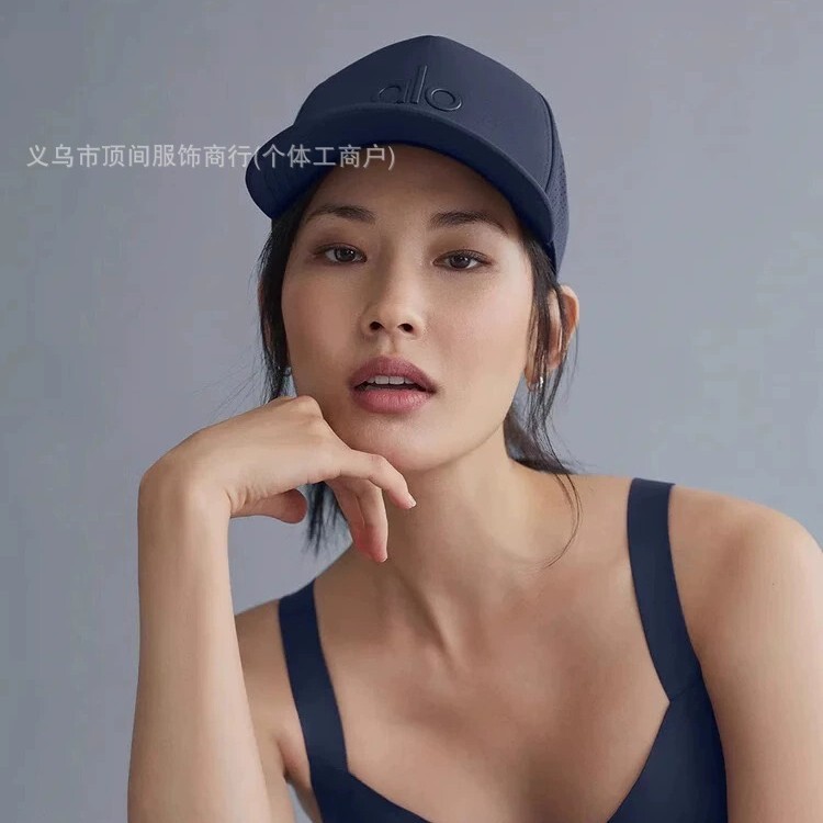 跨境热卖alo网眼防晒遮阳帽透气时尚鸭舌帽男女户外运动棒球网帽|undefined