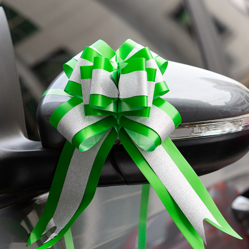 Arco boda coche decoración Garland regalo de boda coche cinta coche flor grande perezoso plástico mano Garland