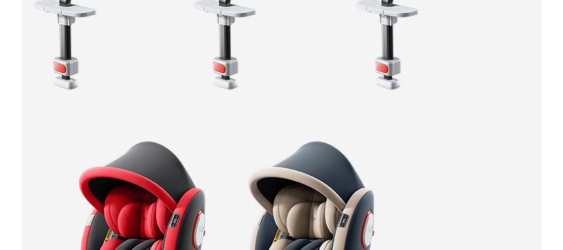 Anti-rollover car child safety seat support leg car 0-4-12 years old 360 degree rotating baby