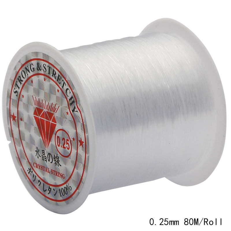 Thick 0.25mm transparent white about 80 m/roll