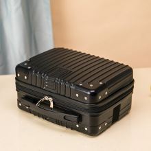 厂家行李箱创意休闲旅行化妆手提箱铝包角旅行收纳箱批发