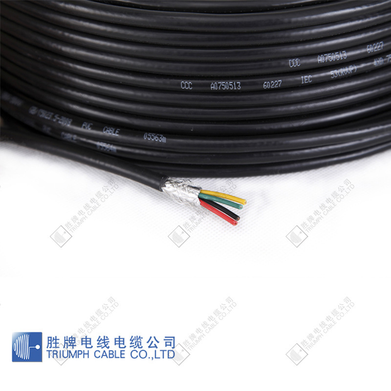 胜牌工厂直销 欧标 VDE认证 H05VV-F 2.5平方 多芯护套线 电源线