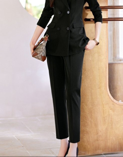 B126 black formal pants