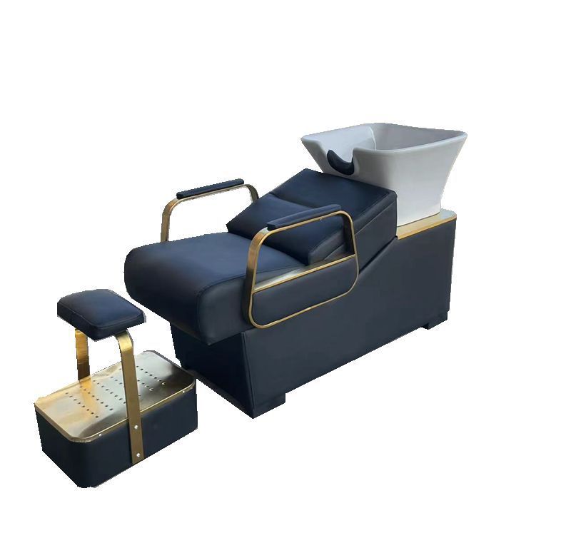 Salón de peluquería lavabo profundo lavabo cama moderna y simple nueva cama de perforación especial lavabo lavabo cerámica lavabo