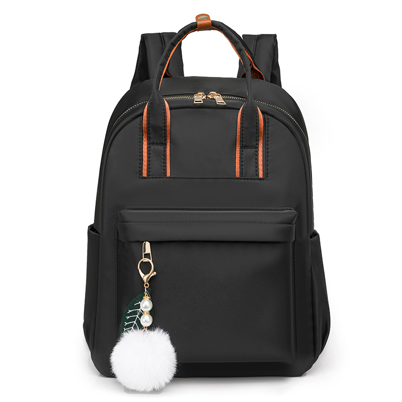 Mochila multiusos de gran capacidad para viajeros, nueva moda de color sólido, mochila de tela Oxford simple y versátil, viaje de gran capacidad