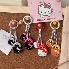 スプリングチェーンk 73アニメかわいい多色kt猫キーホルダー趣味少女心バッグストラップカップルの親友プレゼント