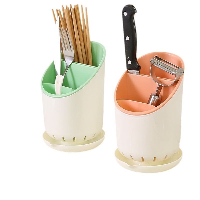 cocina doméstica palillos barril de drenaje cubierta caja de almacenamiento estante de almacenamiento palillos jaula barril de plástico cesta palillos