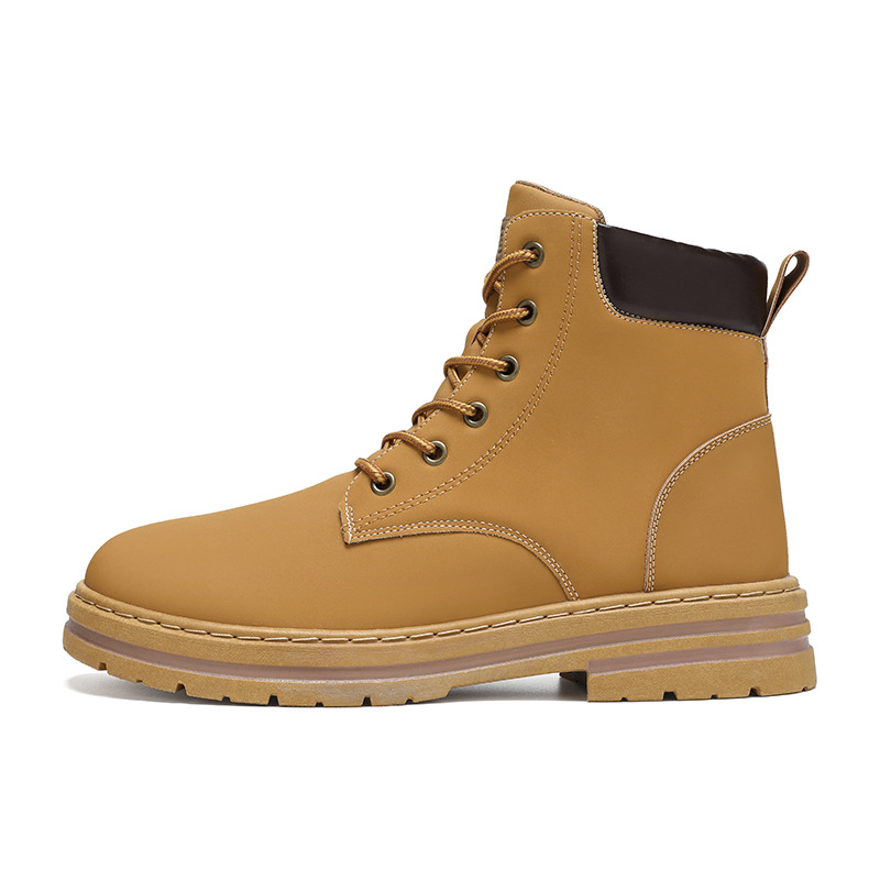 Martin botas para hombre invierno 2024 nuevos zapatos de hombre estilo británico botas de ruibarbo retro zapatos casuales de alta altura para hombre